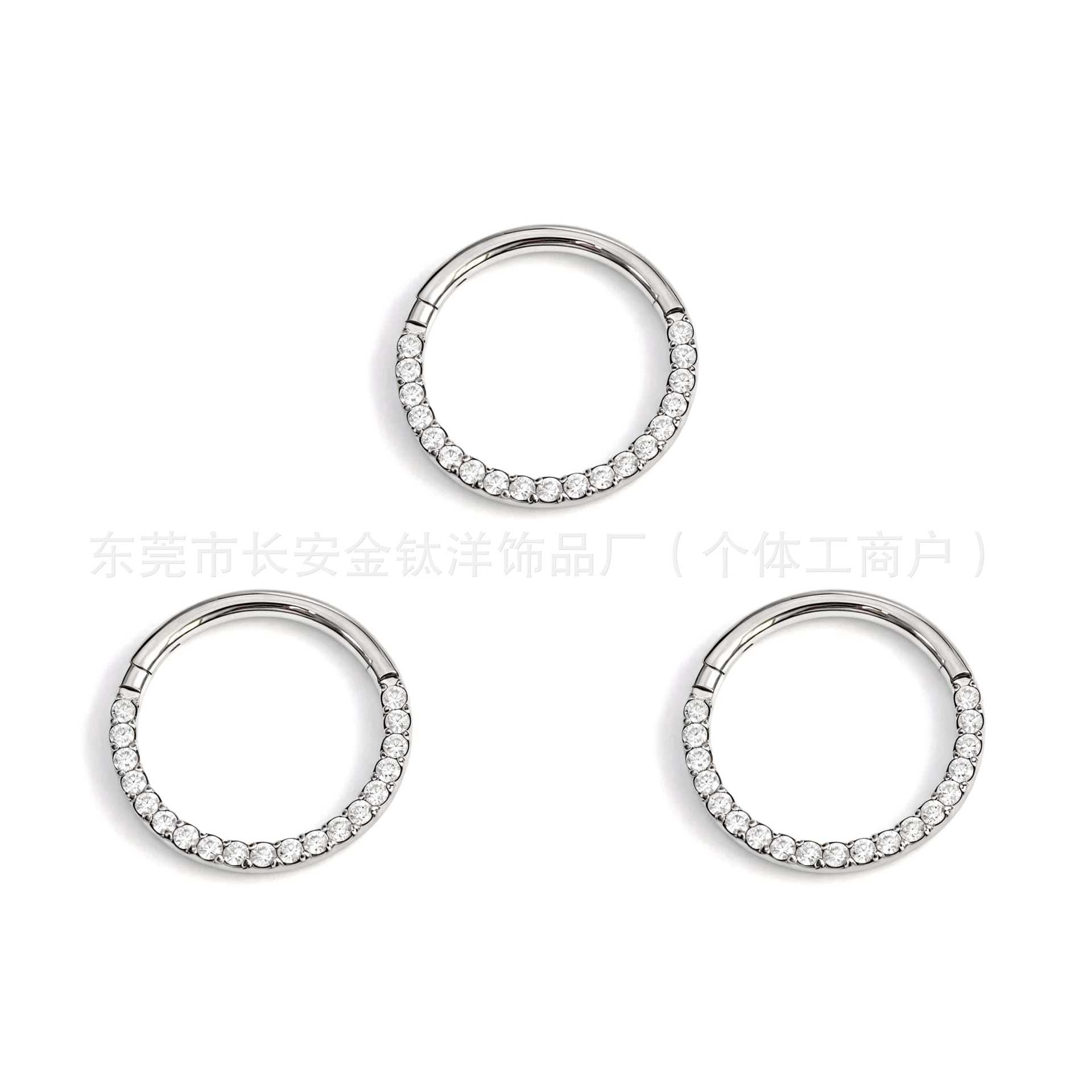Pointed titanium steel lip stud product view