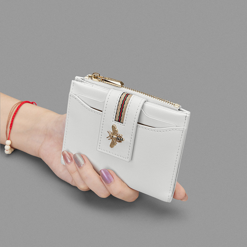Paul Emperor Women's Short Wallet - Exquisite High-End Ultra-Thin Leather Purse With Multiple Card Slots, Mini Coin Purse For Women