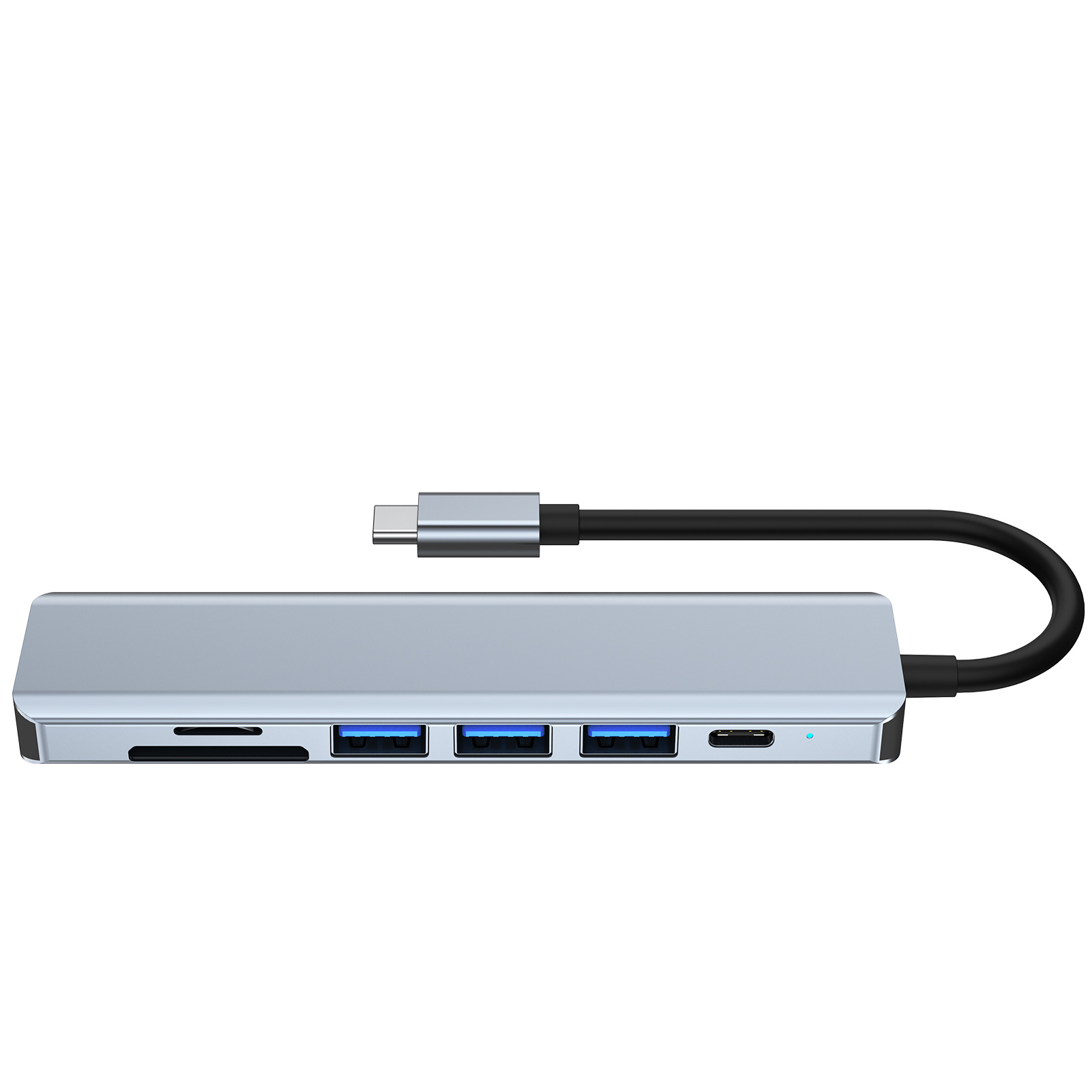 跨境工廠usb擴展塢type-c集線器適用於ipad蘋果華為筆記本拓展塢