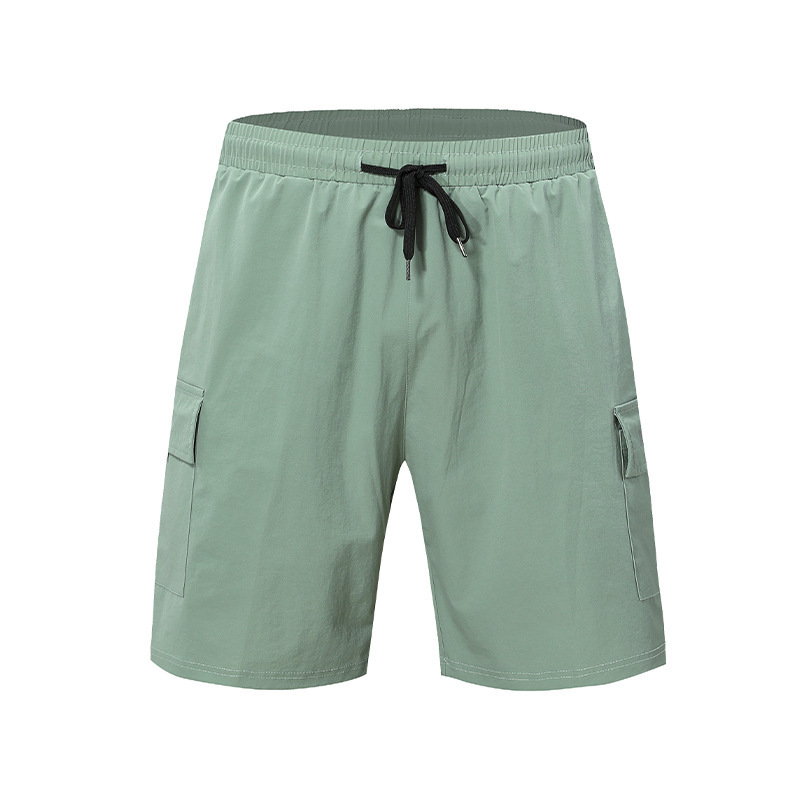 2021 deportes de verano Pantalones cortos transpirables de secado rápido monos de nylon de seda de hielo para hombres pantalones cortos de entrenamiento físico de talla grande