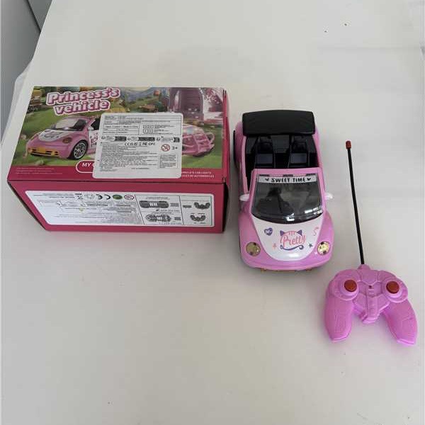 Amazon nuevo coche de control remoto rosa Temu explosión niños cuatro ruedas convertible coche de juguetes de coche eléctrico para niñas