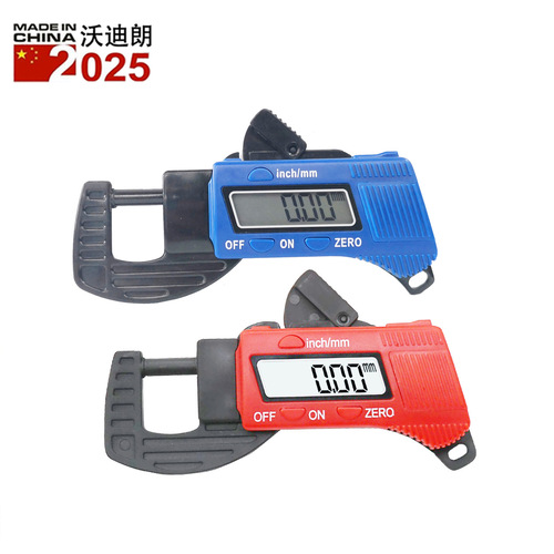 Electronic digital display thickness gauge, digital display thickness gauge, thickness gauge, thickness gauge, micrometer caliper, paper and leather instrument