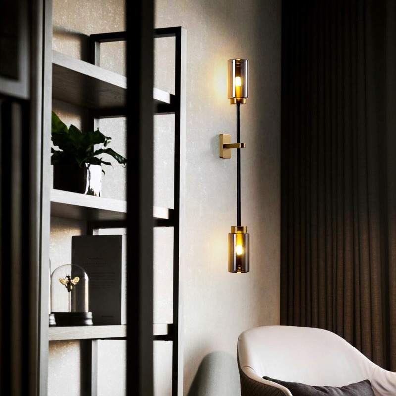Copper wall sconce for bed for living room