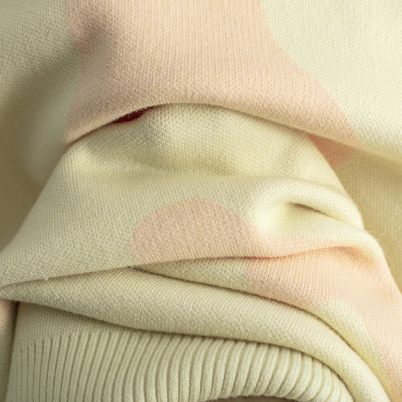 2024 Autumn And Winter New Knitted Sweater Women'S Medium And Long Jacquard Loose Bottoming Shirt Top 23 3R2A5746.Jpg