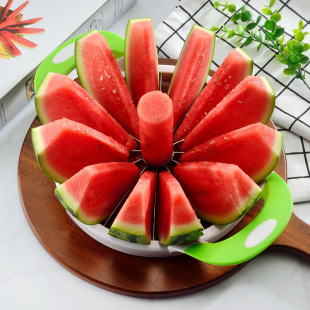 Cross-Border Hot Selling Watermelon Cutting Tool Stainless Steel Multi-Functional Watermelon Cutting Fruit Divider Slicing Manufacturer Wholesale