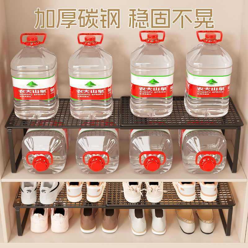 可伸缩鞋柜分层隔板鞋子收纳神器鞋架分隔层柜子置物隔板鞋托层架|undefined