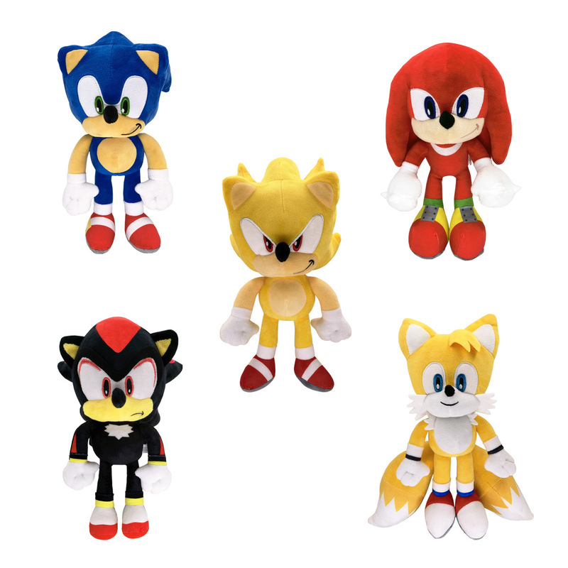 Cross-border New Sonic Mouse Plush Doll Super Sonic Tarsnak Cartoon Anime Doll Toy