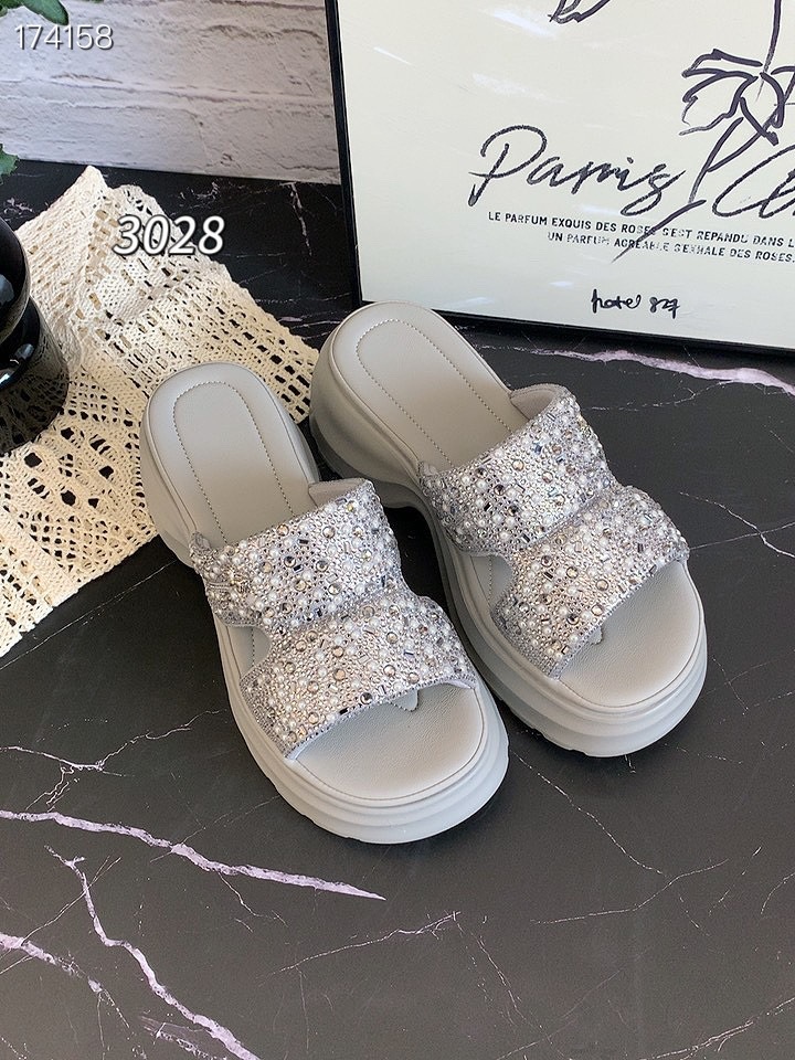 Dép sandal nữ xỏ ngón đế dày 6 cm phong cách thể thao Pháp — Màu đen, vàng chi tiết 5