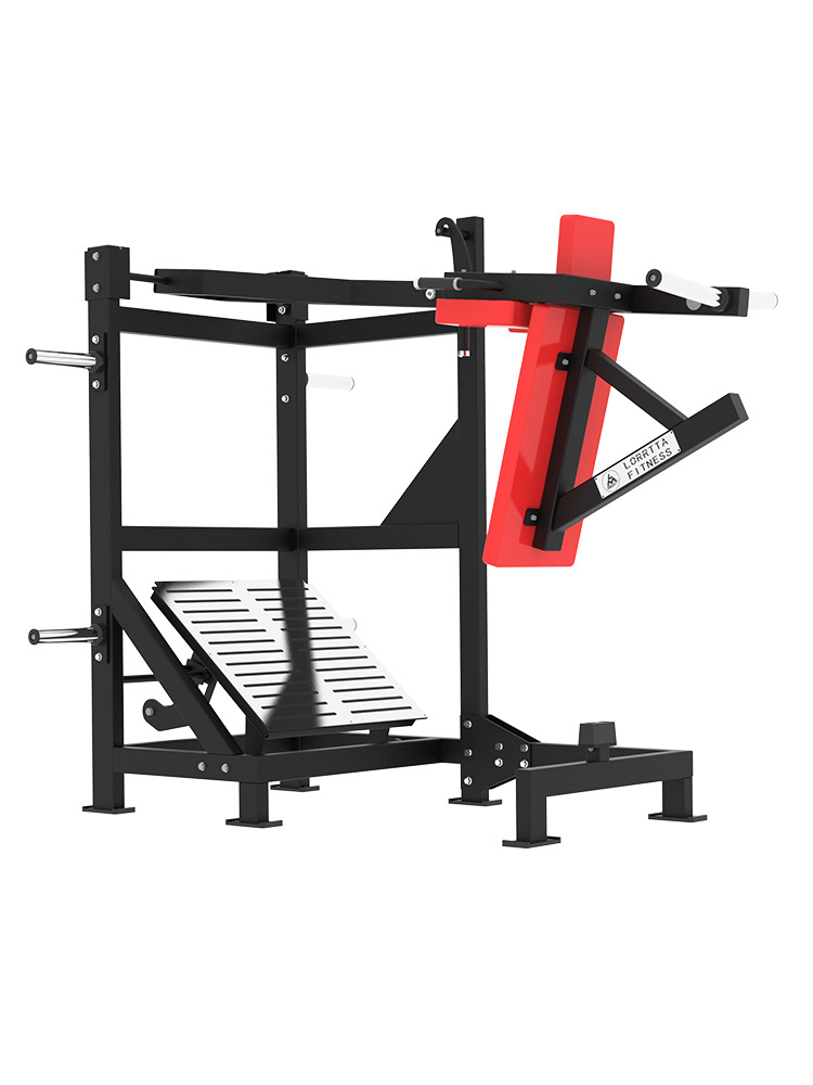 Equipo de Gimnasio Comercial Langming, Máquina de Sentadillas con Péndulo, Equipo Profesional para Entrenamiento de Piernas, Barra Completa para Sentadillas