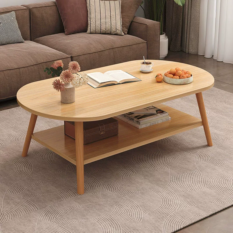 Многослойный приставной столик для дивана, простой современный журнальный столик, угловой столик для гостиной в небольшой квартире, креативный овальный простой журнальный столик для спальни