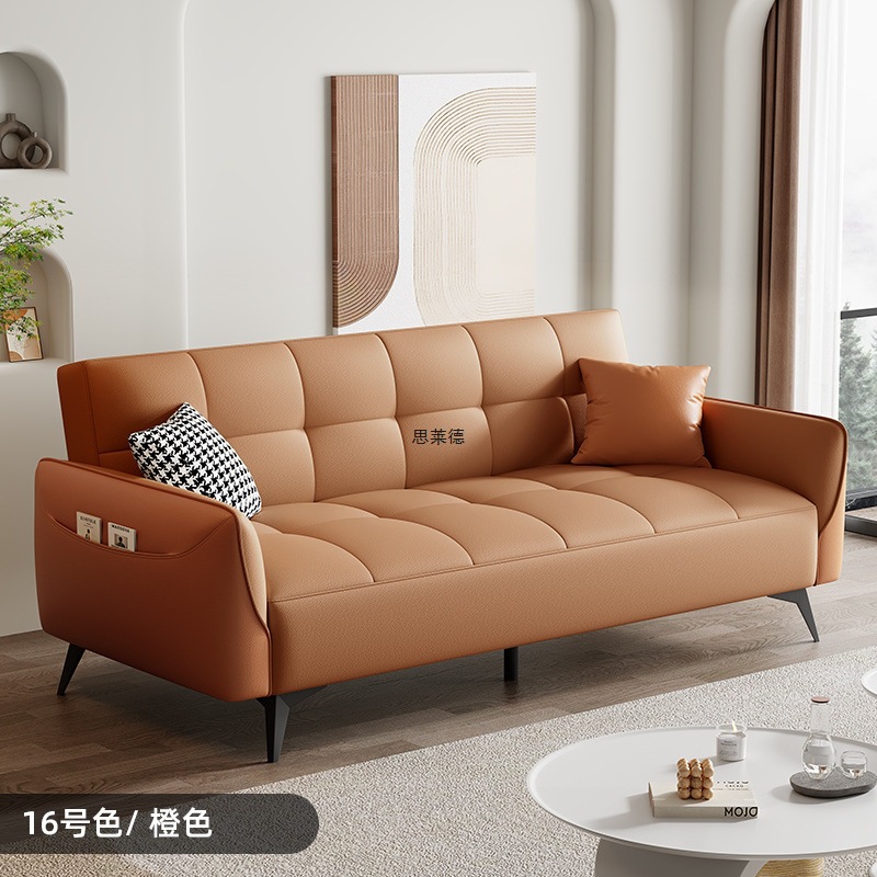 Cat Scratch Cloth Sofa Bed Multifunctional Dual-Purpose Modern Simple Living Room Apartment Small Apartment Single and Double Foldable Sofa