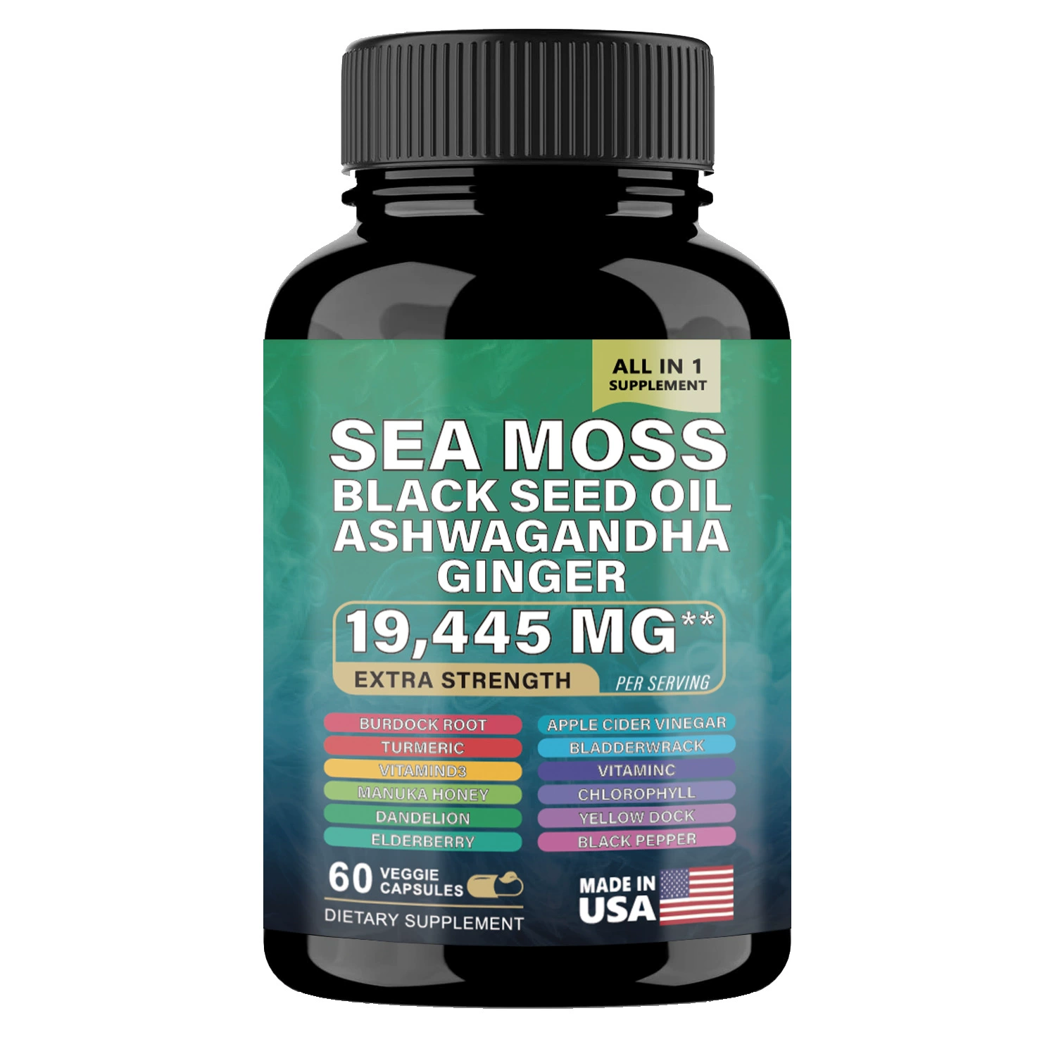 Amazon Hole SEA MOSS CAPSULES Капсулы из морских водорослей