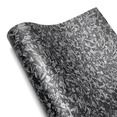 Body sticker — Fiber Car Wrap Film, Color - pet-matt-forged-carbon-gray-30cm30cm
