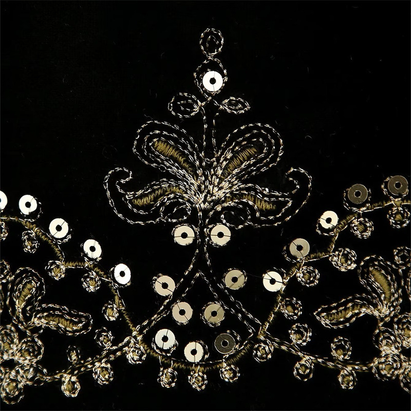 2022 Herbst- und Wintermode Zaura Damenbekleidung Perlenstickerei Samtweste ohne Knopf für Damen_voghion.com