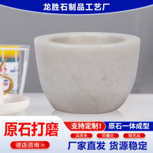厂家直发大理石圆形调料碗烧烤调味花椒辣椒厨房佐料居家收纳