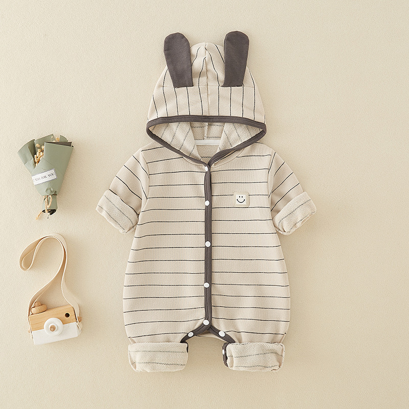 Baby Class a Pure Cotton Single-Layer Jumpsuit, Infant Clothes, Children's Clothing, Baby Boy's One-Year-Old Inner Wear, Can Be Worn Outside
