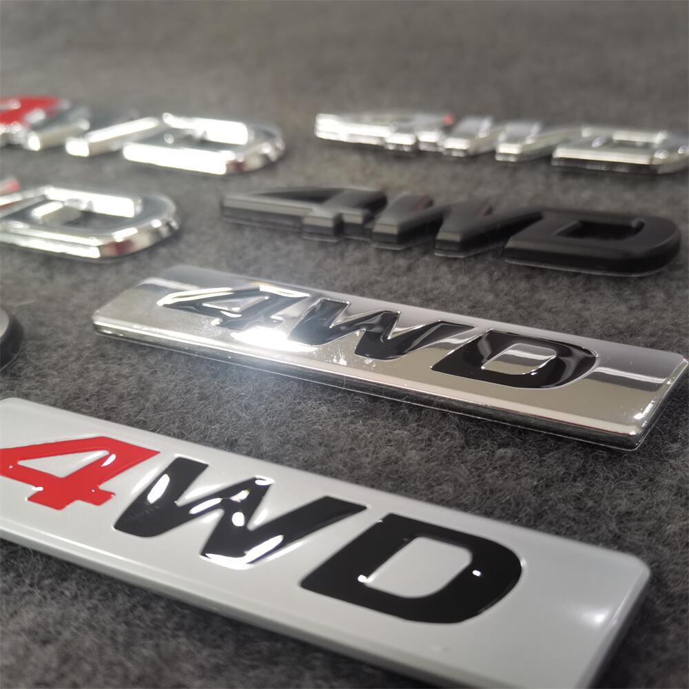 4WD 성능 수정 오프로드 금속 4 륜 구동 자동차 로고 자동차 꼬리 스티커 자동차 바디 스티커 장식 국경 핫 재고 도매