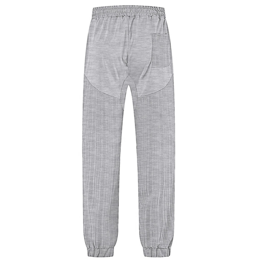 Europa y América transfronterizos Amazon Pantalones casuales TK otoño simple y suelto imitación de lino deportivo empalme pantalones de guardia de hombre