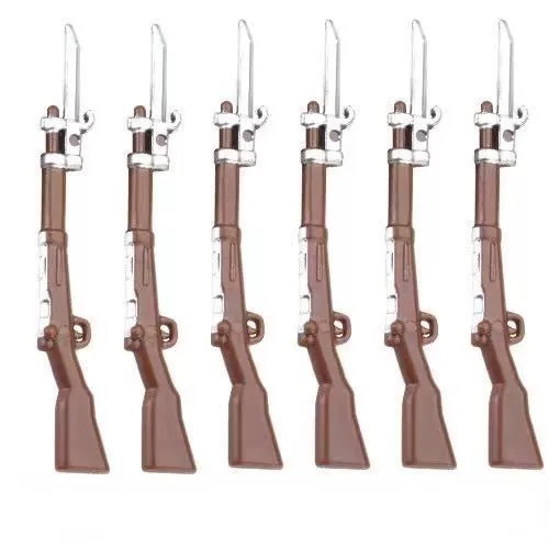 Двухцветные аксессуары для конструктора: игрушечный байонет для военных фигурок