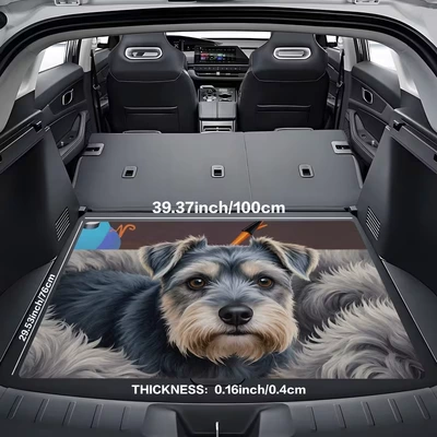 Leather Cartoon Trunk Mat, Trunk Mat - 1-63-suit-30-75100cm-crystal-velvet-standard-version
