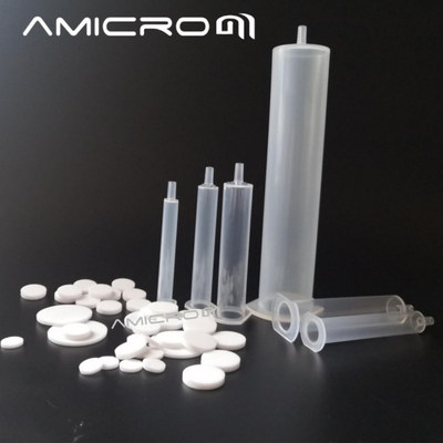 固相萃取柱空柱 生物過濾催化空管玻璃空柱SPE柱帶篩板1 3 6 12mL