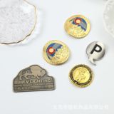 Высококлассный мультяшный значок, эмаль, металлическая брошь, с печатью вашего логотипа