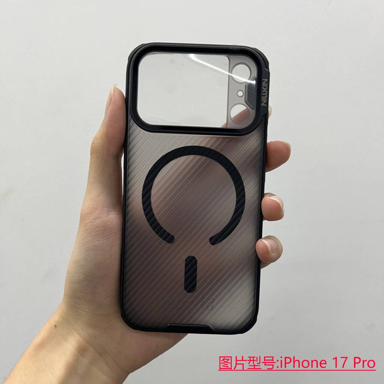 Ốp lưng Nillkin từ tính trong suốt gương cho iPhone 17 Pro Max, khung bảo vệ chống sốc — Gương đen PROP Vỏ gương trong suốt-Đen trong suốt, Gương đen PROP Vỏ gương trong suốt [Phong cách từ tính] Màu đen trong suốt, Gương đen PROP Vỏ gương đen trong suốt-Đen, Ốp Gương Chắn Gió Đen Trong Suốt Black Mirror PROP [Kiểu Nam Châm] Màu Đen chi tiết 2