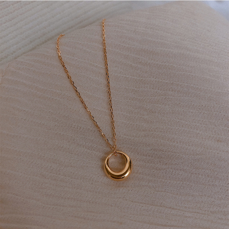 Wassertropfen Halskette In Roségold Für Damen, Elegantes Design_voghion.com