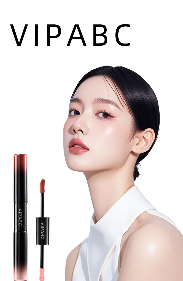 VIPABC Double Head Complexion Lift Cream, Cream, Blush, Cream, Lip Gloss, Lip Blush, Brightening, Highlighter Eyeshadow - One bottle for multiple uses full figure