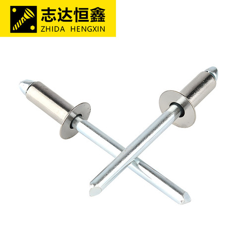 (Semi-steel) 304 stainless steel countersunk head blind rivets flat head blind rivets open type blind rivets Φ3-Φ5