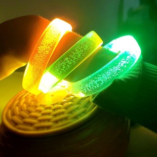 Led Night Aperture Luminous Wristband Flash Bracelet Fluorescent Bracelet
