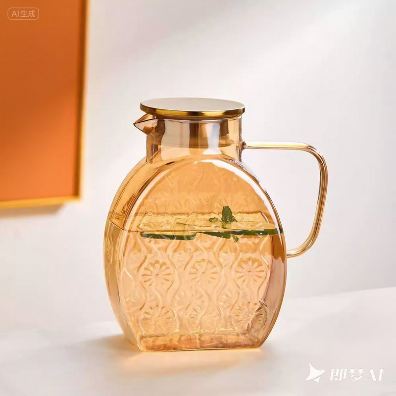 跨境家用日常凉水壶套装玻璃水壶耐高温凉水杯茶壶冰水大容量冷水|undefined
