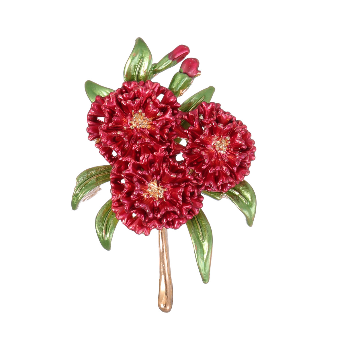 Cross-border Pastoral Style Daisy Brooch Female Niche Oil Drop Flower High-end Sense Pin High-end Suit Flower Corsage