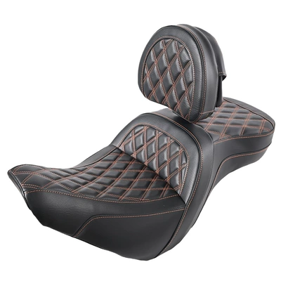 Motorcycle Seat Cushion Suitable for: Motorcycle cushion - orange