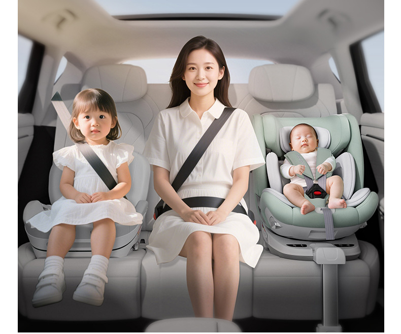 Leti Baby Big Child Safety Seat Booster Cushion Portable Children's Car Seat Cushion for Cars 3 Years Old and over - 12 Years Old