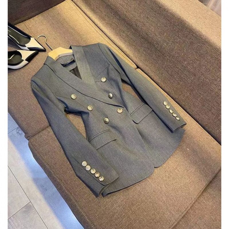 Women's Clothing Light Mature Style Outfit Set Temperament Slim Fit Suit Jacket Casual Pants Two piece Set _voghion.com