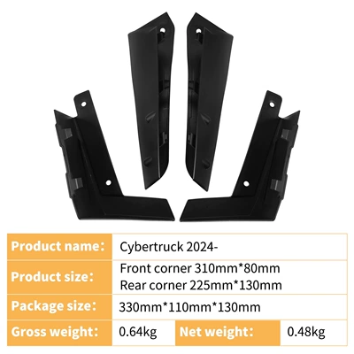 Suitable for Tesla Cybertruck Mudguard