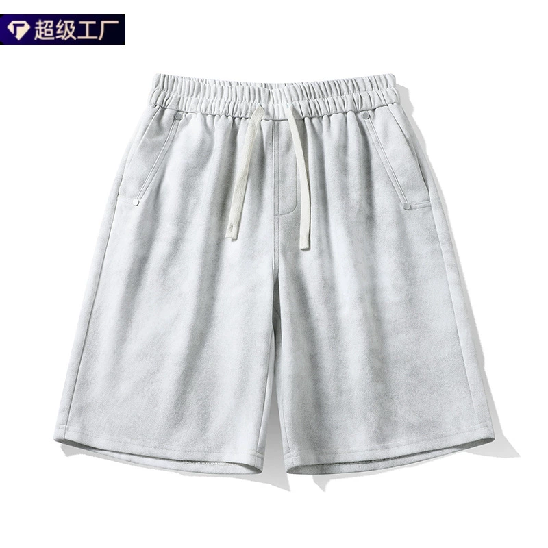 Retro summer shorts for leisure, men's trousers, plus size