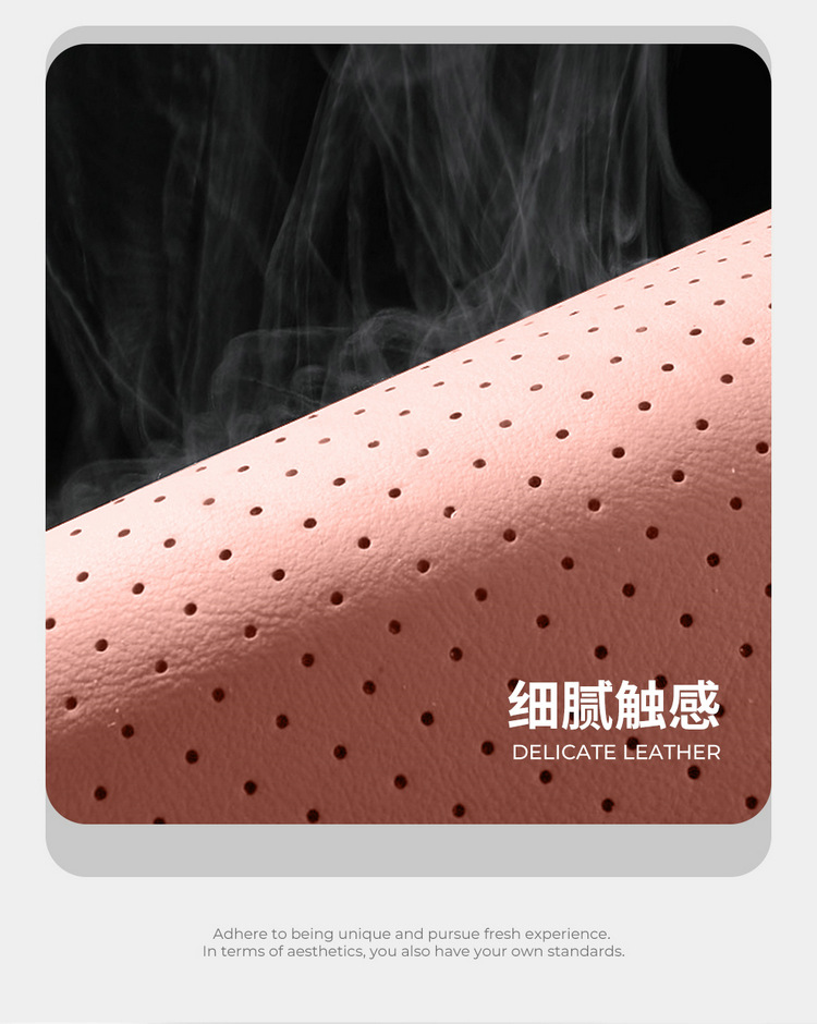 Geely Galaxy E5 Special Seat Cover Napa Leather Four Seasons Universal Full-Surrounded Breathable Perforated Cushion