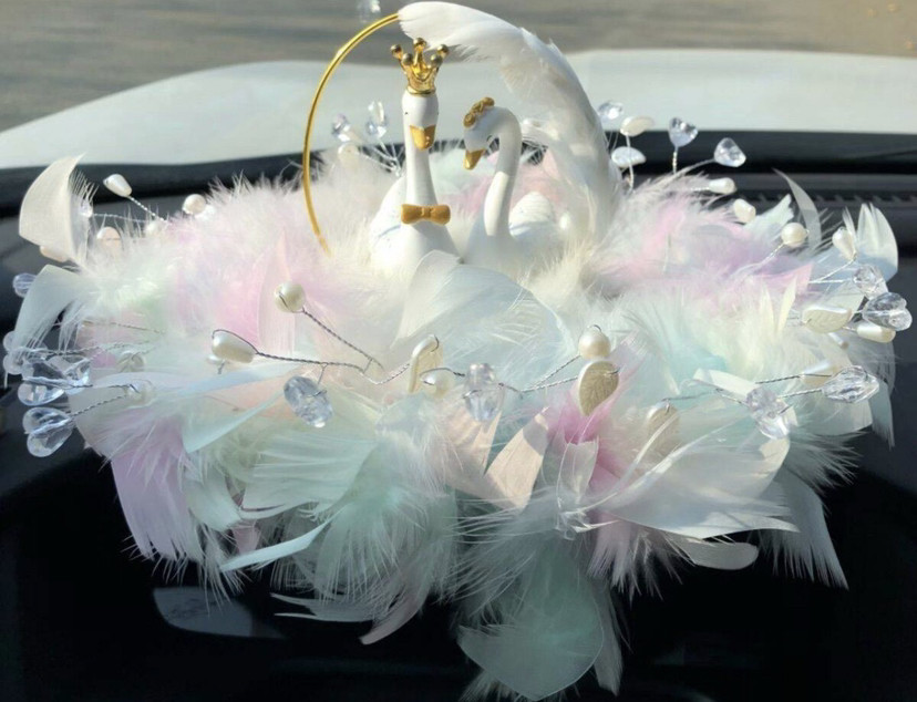 Decoraciones de automóviles Camellia creativa nueva consola central de verano joyas de automóviles chicas decoración de plástico
