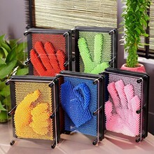 3D三维百变针画工艺品创意家居摆件立体针雕画情侣抖音玩具