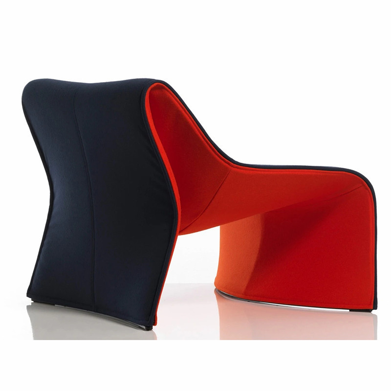 北歐設計師玻璃鋼懶人沙發意式極簡創意高跟鞋造型網紅客廳休閒椅