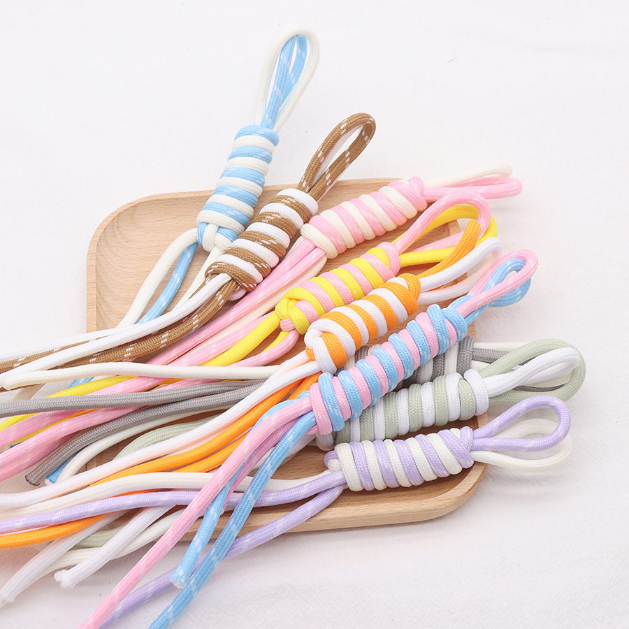 Nuevo paquete de doble hebra de nylon colgante Miumiu accesorios de cuerdas de peluche muñeca colgante tipo correa colgante