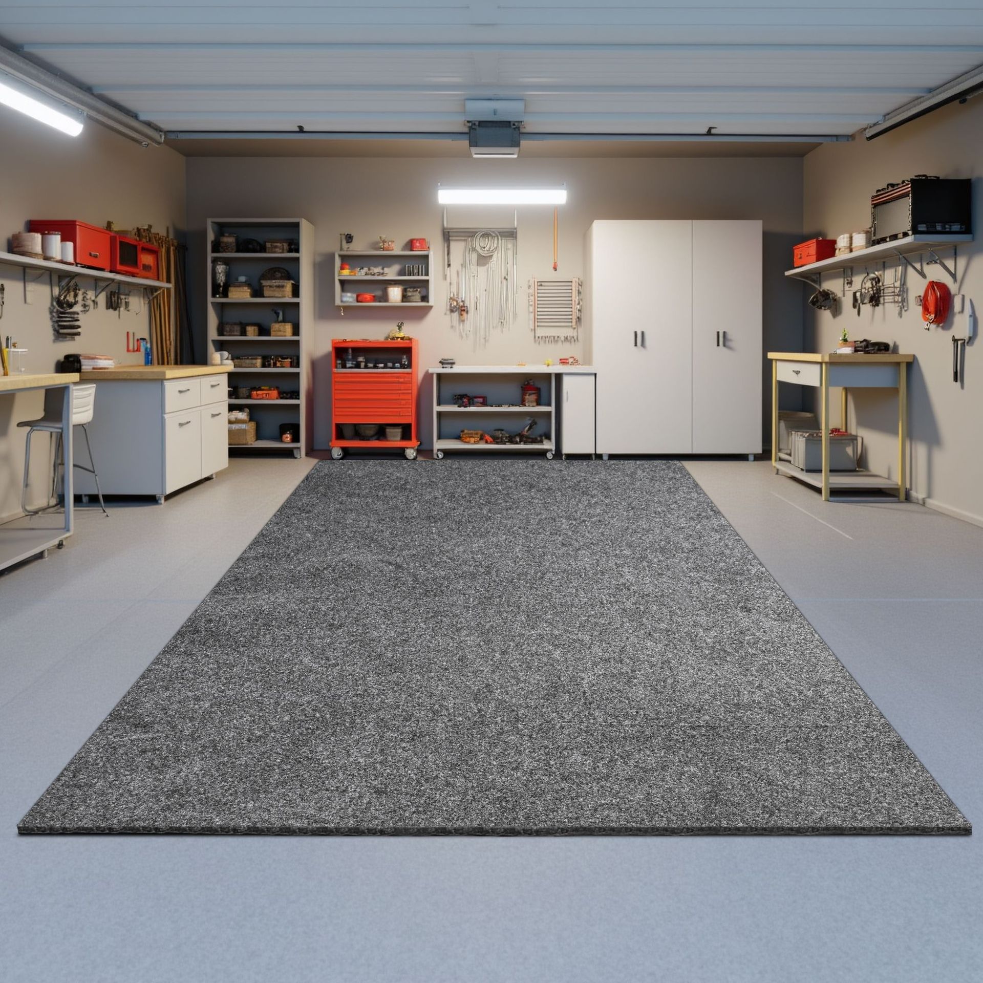 Cross-border bestseller oil-proof and waterproof floor mat, car garage floor mat, non-slip rubber-backed floor mat, repair mat, customizable