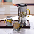 日式冷水壶凉水壶家用玻璃耐热高温大容量凉茶壶凉水杯套装果汁壶