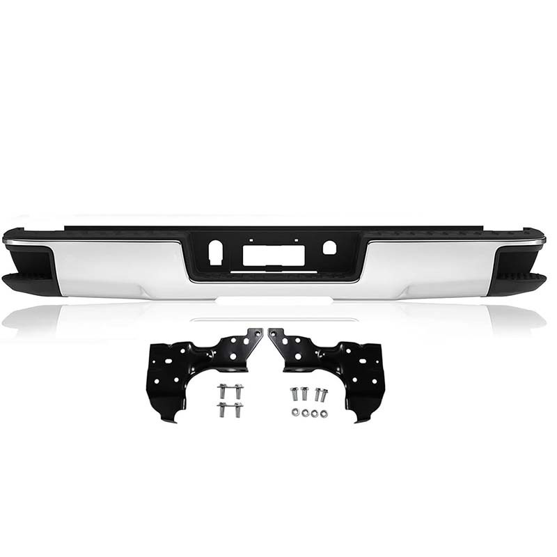 Para Chevrolet 14 - 18 Silverado parachoques traseros Solode original galvanizado sin agujeros