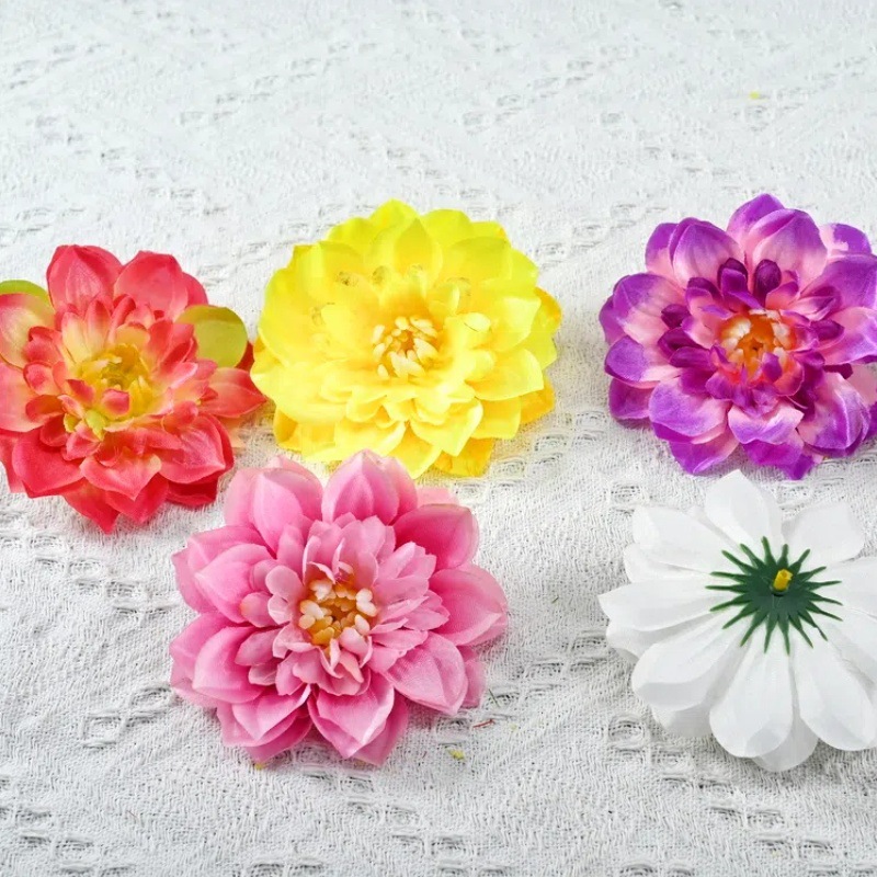 Factory Wholesale Simulated Silk Cloth New Artificial Flower Water Lotus DIY Artificial Flower Arrangement Flower Fake Flower Bouquet