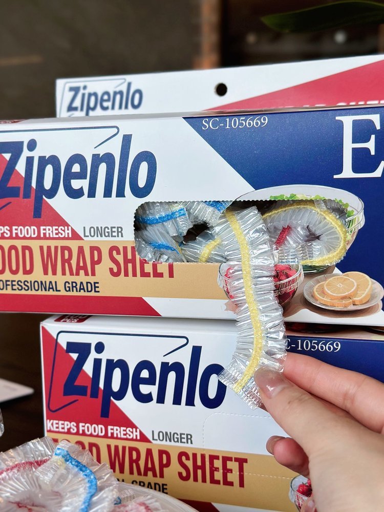 Zipenlo Yüksek Basınçlı Tek Kullanımlık Gıda Koruma Filmi Seti Gıda Sınıfı Ev Kullanımı Plastik Kapak Elastik Esnek Toptan