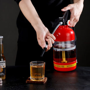 Ice-cold beverage barrel street stall fashion beer machine juice internet celebrity wine soaking commercial beer column fire extinguisher wine cannon