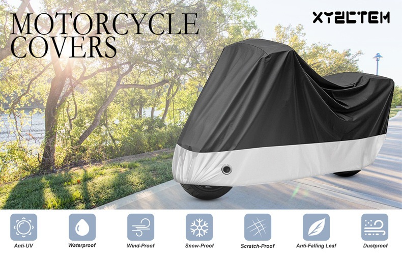Ready Stock Supply of Oxford Cloth Motorcycle Covers, Sun-Proof and Rain-Proof Full Covers, Electric Vehicle Covers, Dust-Proof and Heat-Insulating Rain Covers
